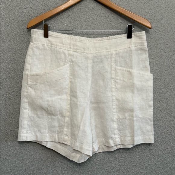 ivy jane Pants - Ivy Jane Carla Slouch Pocket Linen Shorts Size Medium‎